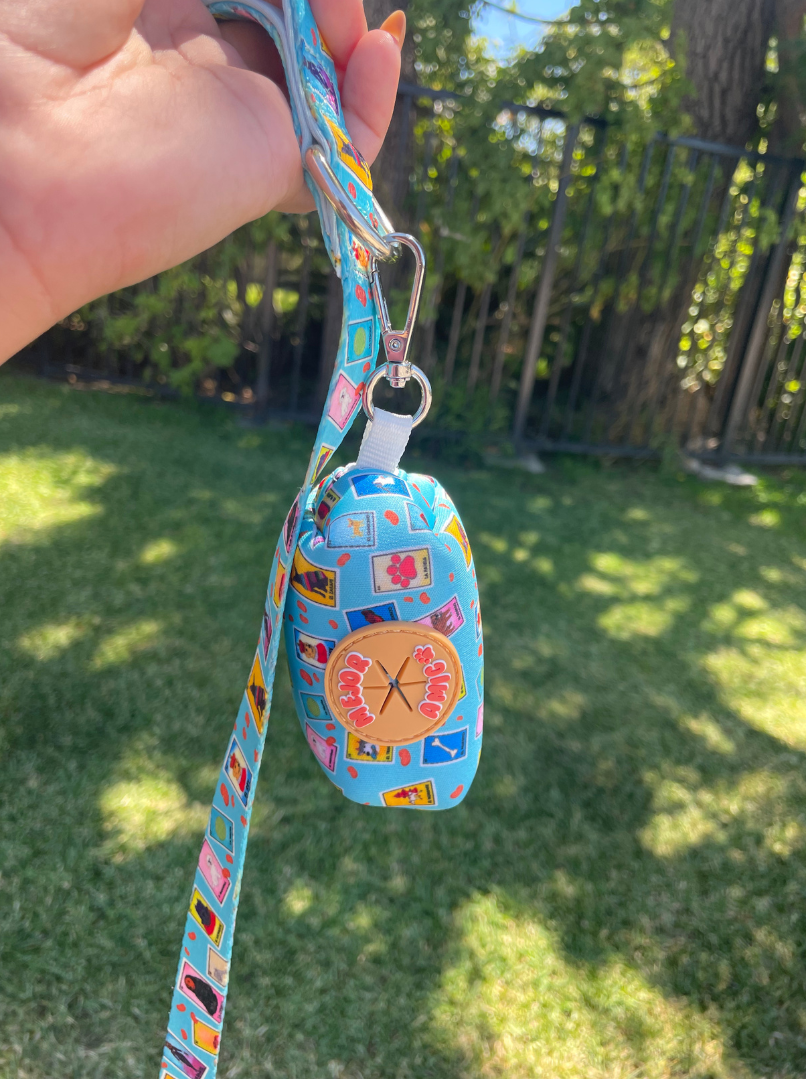 Dog Lotería Poop Bag Pouch