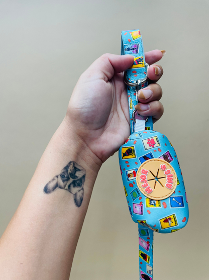 Dog Lotería Poop Bag Pouch