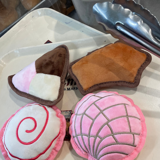 Pawnadería Dog Toys Set (All 4 Pan Dulce Dog Toys)